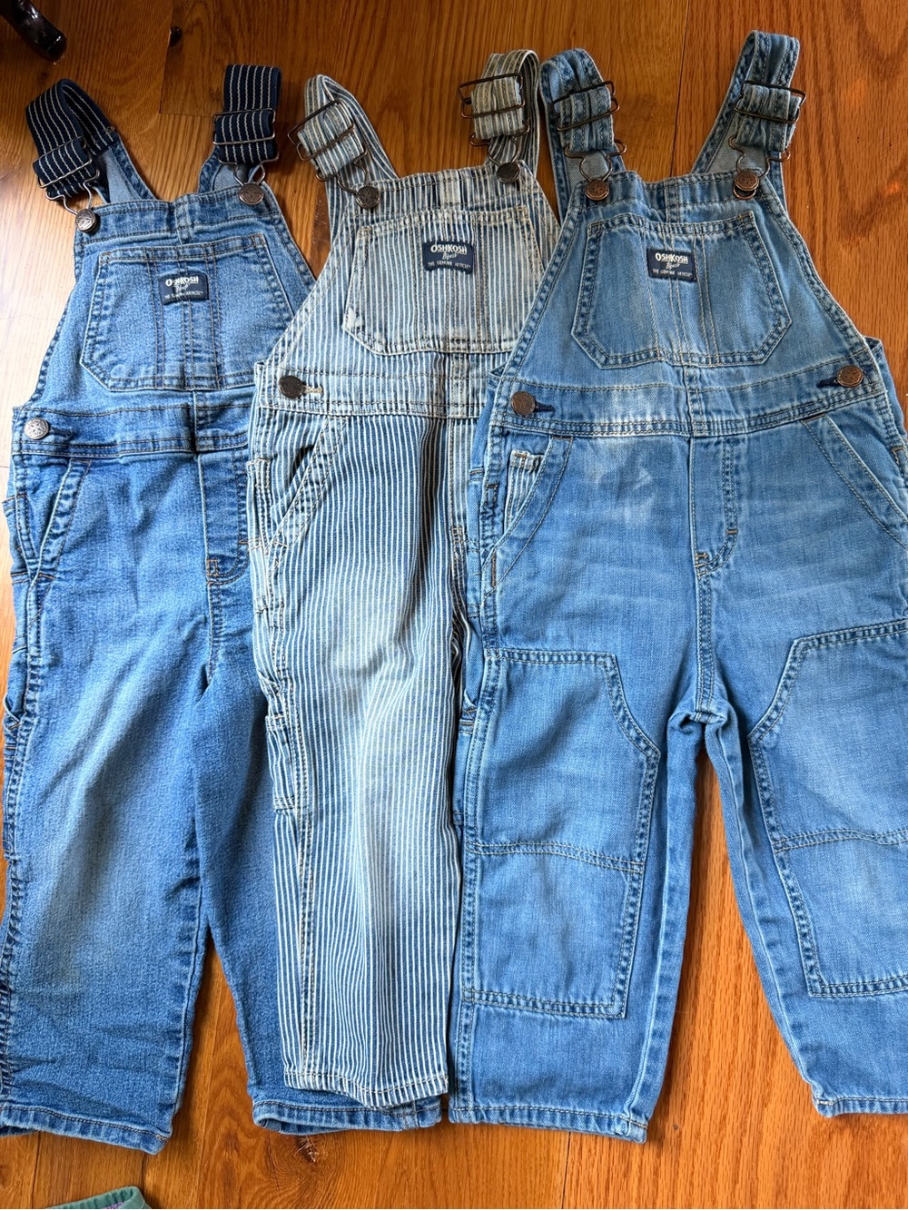 OshKosh B'gosh Blue Denim Overall Bundle